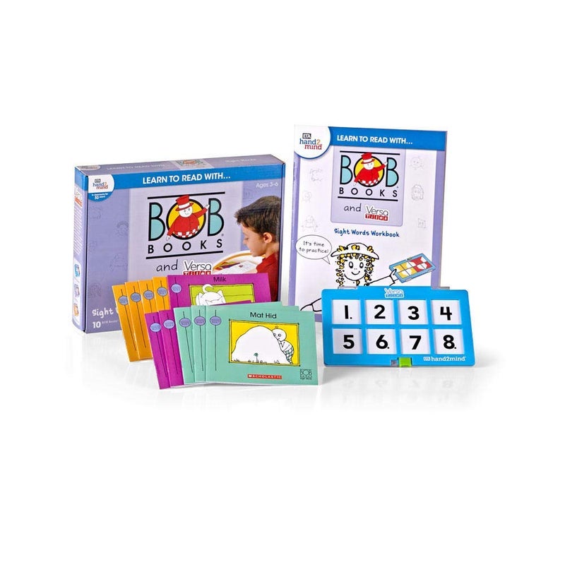 hand2mind Bob Books & Versatiles Sight Words Set, First Reader Books, Learn to Read, Phonemic Awareness & Phonics Workbook, Toddler Learning Activities, Kindergarten Homeschool Supplies - Image 1